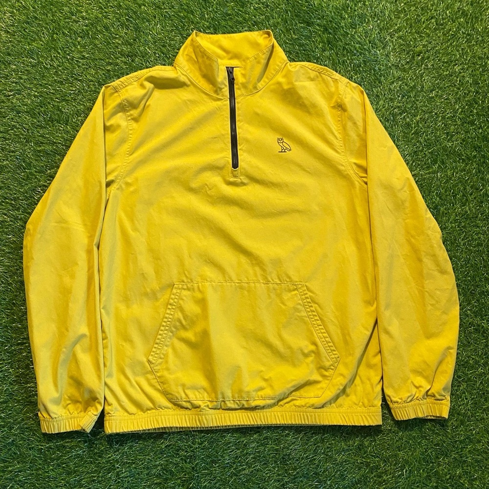Ovo Octobers very own Drake owl zip up athletic longsleeve pullover size medium